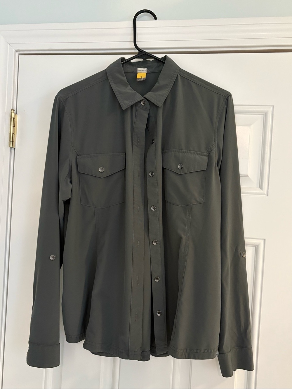 Eddie Bauer Men's Lightweight Shirt Jacket - Charcoal Gray